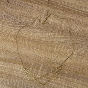 Elegant Gold Geometric Necklace